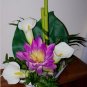 ELEGANT PURPLE WATER LILY FLORAL ARRANGMENT