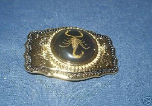 SCORPION (REAL) BELT BUCKLE
