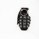 HAND GRENADE with crystals BELT BUCKLE