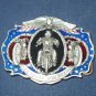 BIKER "LIVE TO RIDE"  BELT BUCKLE BY BERGAMOT