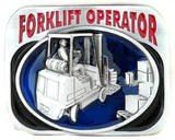 FORKLIFT OPERATOR OCCUPATION BELT BUCKLE