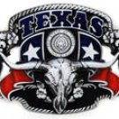 TEXAS THE STATE OF TEXAS WITH LONGHORN BELT BUCKLE