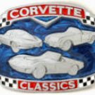 CORVETTE CLASSICS BELT BUCKLE