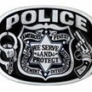 POLICE LAW ENFORCEMENT BELT BUCKLE