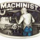 MACHINIST PEWTER MEN'S OCCUPATIONS BELT BUCKLE