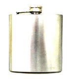 FLASK STAINLESS STEEL 6 OUNCE DRINKING FLASK