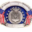 U.S. AIR FORCE RETIRED PEWTER BELT BUCKLE BY SISKIYOU