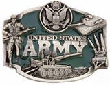 U.S. ARMY BELT BUCKLE BY SISKIYOU...FINE SOLID PEWTER