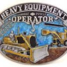 HEAVY EQUIPMENT OPERATOR OCCUPATION TRADES BELT BUCKLE