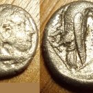 *POLY*KINGS of MACEDON Amyntas III Silver Diobol C070