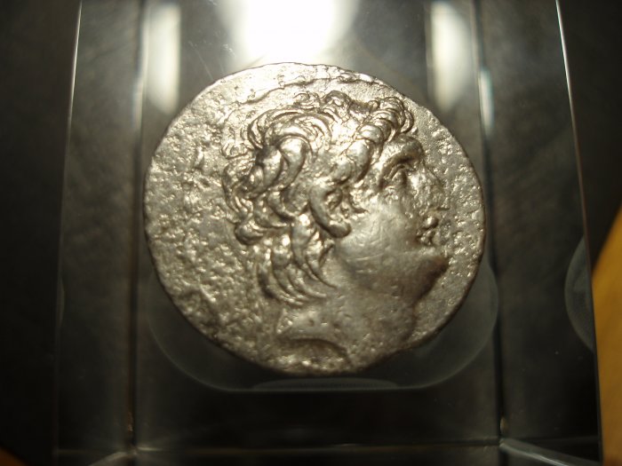 *POLY*Antiochus Euergetes VII tetradrachm 16g 30m C029