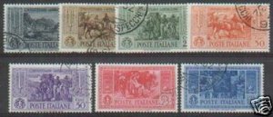 ITALY - 1932 Garibaldi 7 stamps MFU - S00115