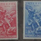 ITALY ITALIA 1954 INTERPOL St Michael set of 2 U S00267
