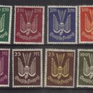 GERMANY 1922 AIR MLH 50pf to 200MARKS GOOD CLEAN LOT