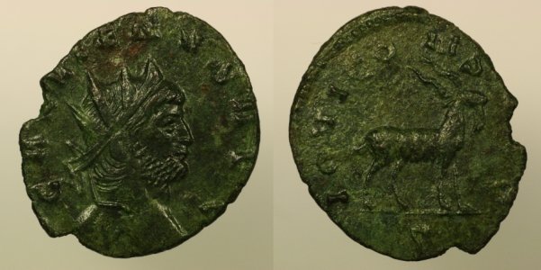 *POLY* Roman Gallienus Antoninianus AE 20m 2.4g C038