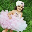 Knitted Halter Tutu with Hat