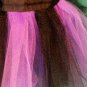 Glittery Purple and Black Tutu for 18-inch Dolls | Halloween Costume | Doll Clothes