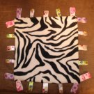 Custom Sensory Blanket with Ribbons