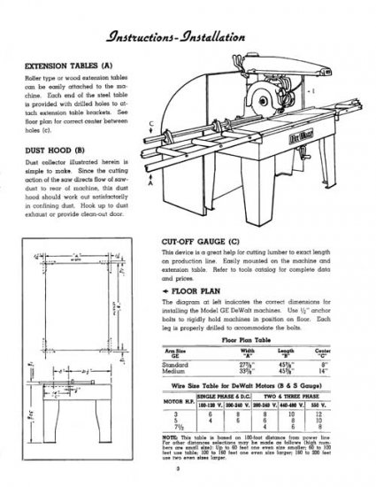 Dewalt arm saw manual 113 197150