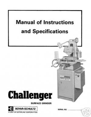 Boyar-Schultz H612 Challenger Manual - Instructions