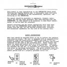 Burgmaster 0B Service Manual