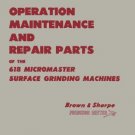Brown & Sharpe 618 Micromaster Full  Manual