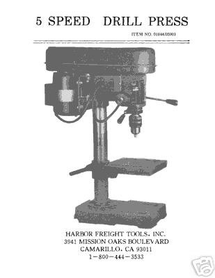 magnetic drill press harbor freight