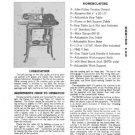 Walker-Turner SM700-SM705 Surfacer Instruction Sheet