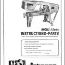 Kysor Johnson Model J Instructions and Parts Manual