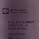 Blanchard 18 20 22 & 26 Series Ops and Parts Manual