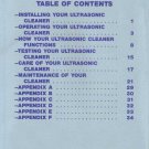 Gesswein Your Ultrasonic Cleaner Manual