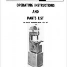 Powermatic Model 143 Band Saw Manual