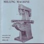 U.S. Burke Vertical Milling Machine Manual