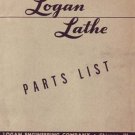 Logan 2525-VLH and 2555-VLH Lathe Parts Manual