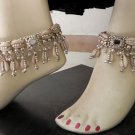 BELLY DANCE ETHNIC COWRIES MIRROR ANKLETS PAYAL TRIBAL BOHO GYPSY