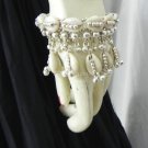 BELLY DANCE ETHNIC COWRIES MIRROR CUFF ARMLET BANGLE BRACELT TRIBAL BOHO