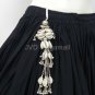 BELLY DANCE COWRIE WAIST DANGLIONE TASSEL SKIRT BRA COSTUME DECORAT