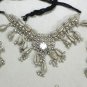 Belly dance Cowrie bead choker necklace Earring kuchi boho gypsy set