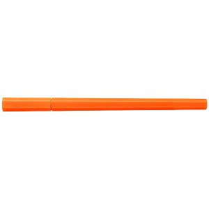 MUJI Japan Double Ended Hybrid Pen HEXAGONAL - Neon Orange