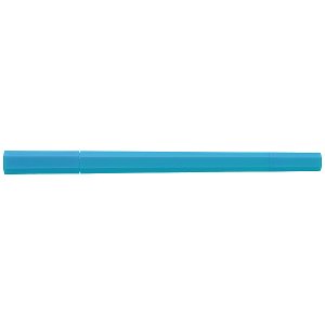 MUJI Japan Double Ended Hybrid Pen HEXAGONAL - Neon Blue