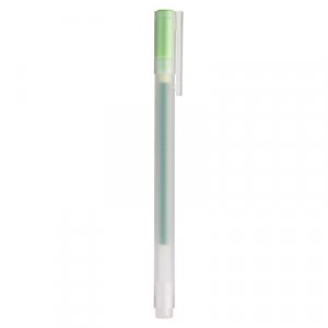 MUJI Japan Gel-Ink Ballpoint Pen 0.5mm - Yellow Green