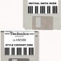 TECHNICS SX-KN5000 Factory Disks: Style Conv/Data Disks