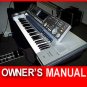 TECHNICS SXKN-7000 KN7000 OWNERS MANUAL
