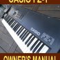 CASIO FZ1 FZ-1 Owner's OP manual