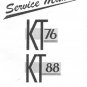 ENSONIQ KT76 KT-76 / KT88 KT-88 Repair / Service Manual
