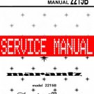 MARANTZ 2215B RECEIVER - SERVICE MANUAL -