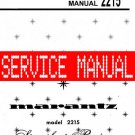 MARANTZ 2215 RECEIVER - SERVICE MANUAL -