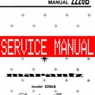 MARANTZ 2226B RECEIVER - SERVICE MANUAL -