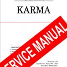 KORG KARMA SYNTH REPAIR / SERVICE MANUAL w/schematics