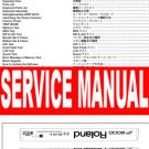 Repair / Service Manual for ROLAND JP-8000 JP8000 SYNTH